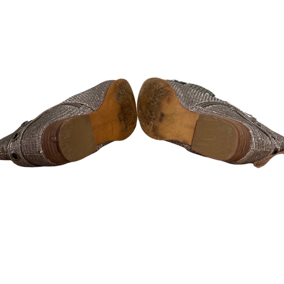 Gianni Bini GB Girls ROCKER GIRL Lynx Multi Color Shine Ankle Boots Girls Sz 5G - Picture 7 of 7